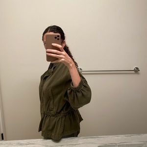 Army green jacket